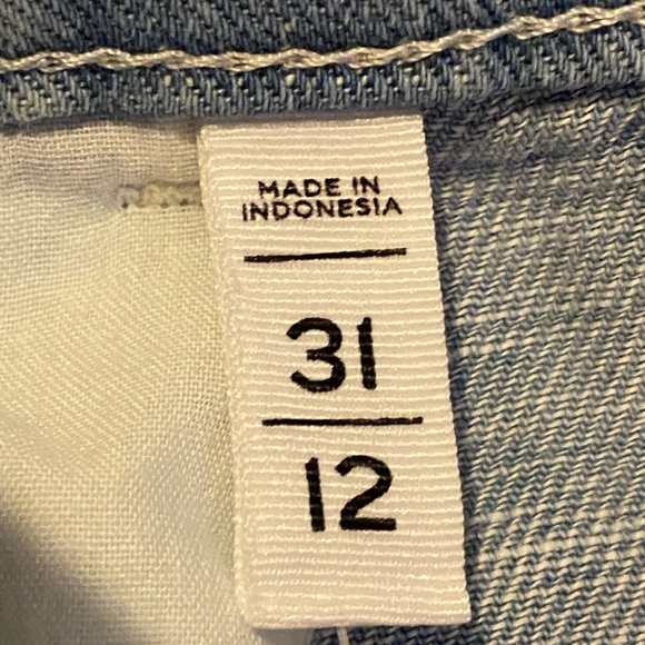 LOFT CROPPED WIDE-LEG JEANS SZ 12/31 NWT - Picture 10 of 11